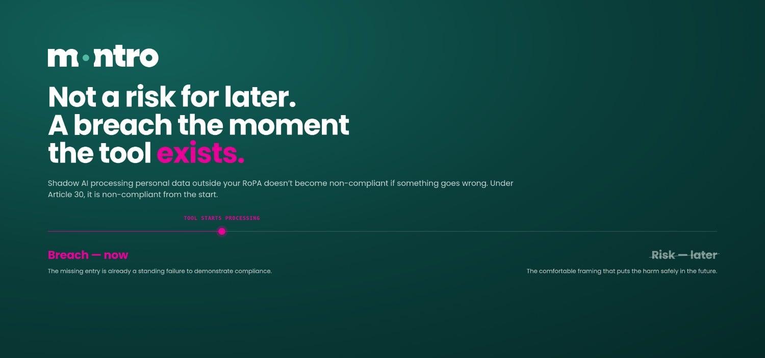 How Shadow AI Discovery Supports GDPR RoPA: The Missing Entry Is Already the Breach