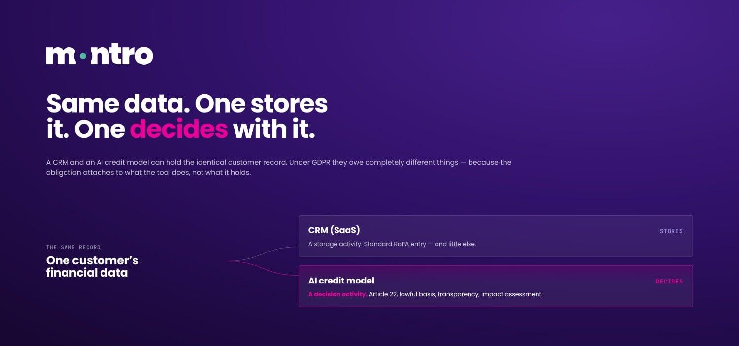 GDPR Records for AI and SaaS Tools: The Same Data, Very Different Obligations